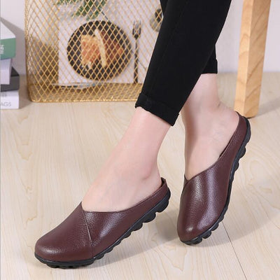 Zapatos casuales de cuero para mujer - Image 7