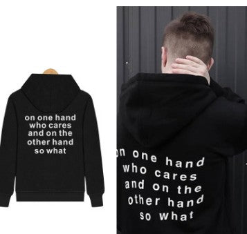 Sudaderas Hip-Hop con Estampado de Letras