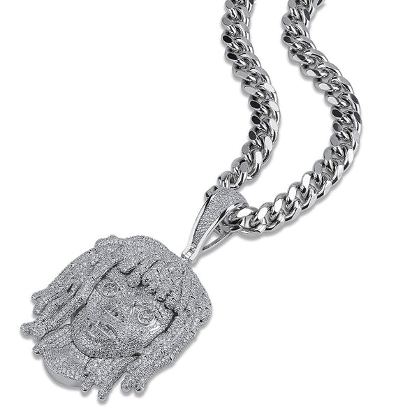 Collar y Colgante de Circonita Cúbica Brillante