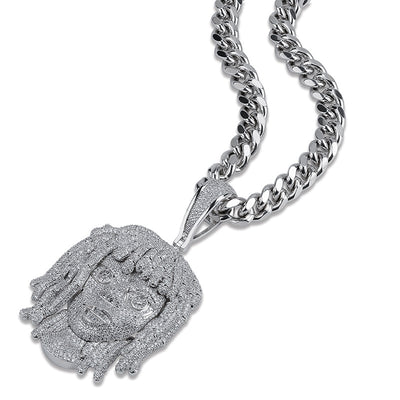 Collar y Colgante de Circonita Cúbica Brillante