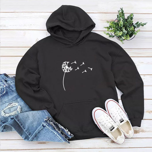 Sudadera Estampado Diente de León - Moda Rápida para Mujer - Image 10