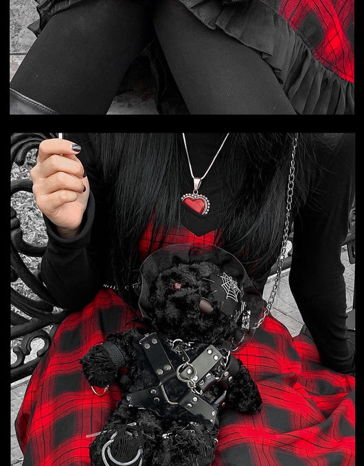 Bolsa Crossbody Gótica Hell Bear Lolita - Image 9