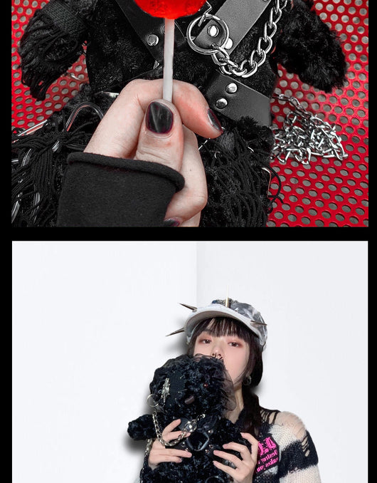 Bolsa Crossbody Gótica Hell Bear Lolita - Image 11
