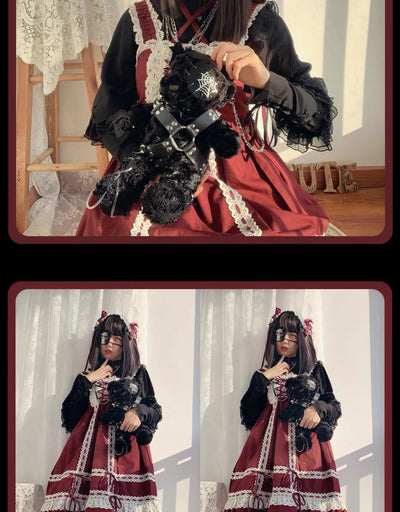 Bolsa Crossbody Gótica Hell Bear Lolita - Image 16