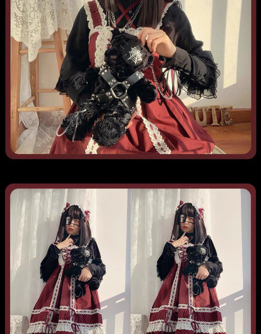Bolsa Crossbody Gótica Hell Bear Lolita - Image 16