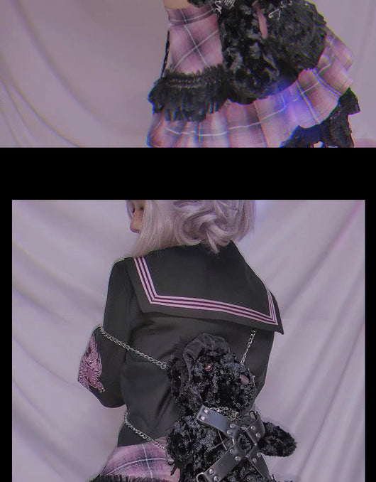 Bolsa Crossbody Gótica Hell Bear Lolita - Image 28