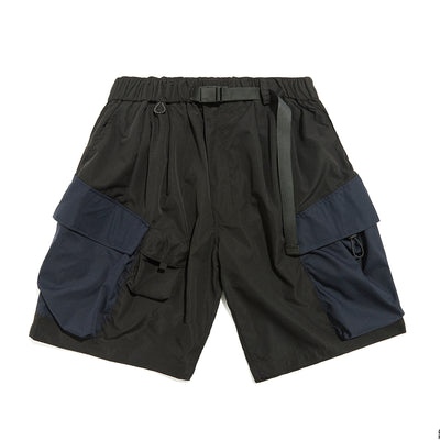 Shorts Cargo Hombre Verano con Bolsillos Múltiples y Paneles de Contraste - Image 9