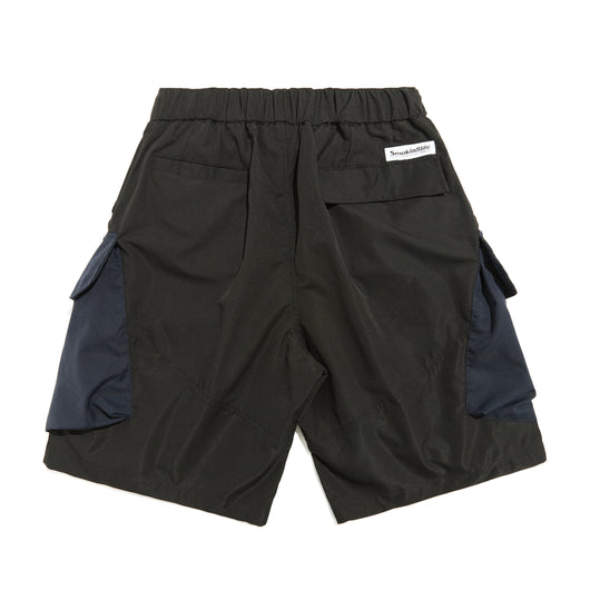 Shorts Cargo Hombre Verano con Bolsillos Múltiples y Paneles de Contraste - Image 10