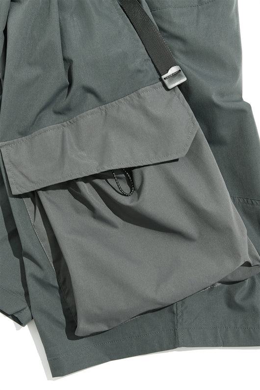 Shorts Cargo Hombre Verano con Bolsillos Múltiples y Paneles de Contraste - Image 13