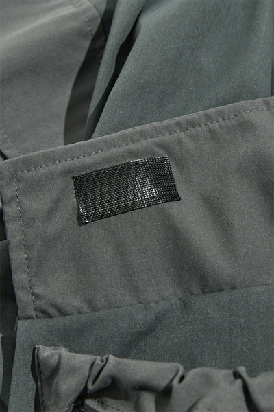 Shorts Cargo Hombre Verano con Bolsillos Múltiples y Paneles de Contraste - Image 15