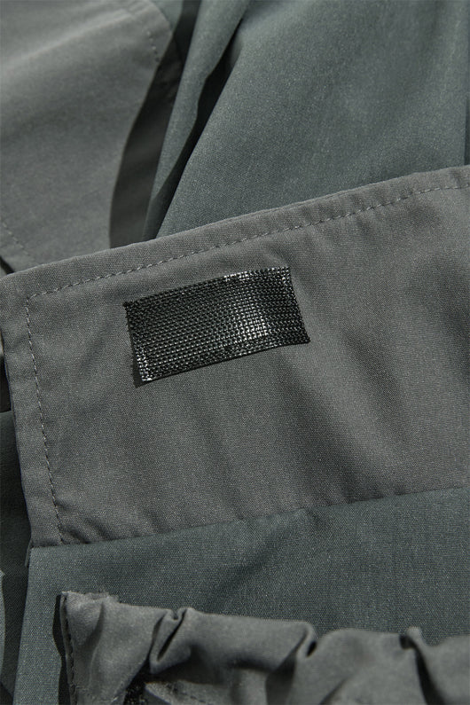 Shorts Cargo Hombre Verano con Bolsillos Múltiples y Paneles de Contraste - Image 15