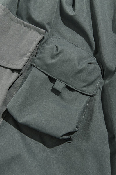 Shorts Cargo Hombre Verano con Bolsillos Múltiples y Paneles de Contraste - Image 17