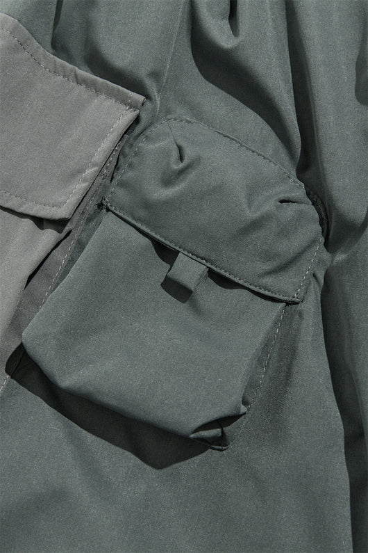 Shorts Cargo Hombre Verano con Bolsillos Múltiples y Paneles de Contraste - Image 17