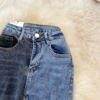 Pantalones Flare Vintage de Talle Alto con Borde Crudo - Image 11