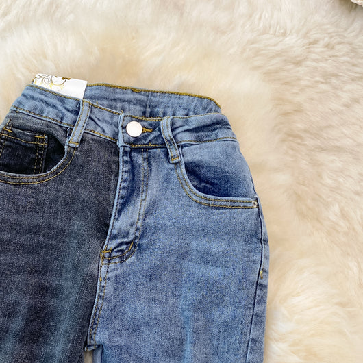 Pantalones Flare Vintage de Talle Alto con Borde Crudo - Image 11