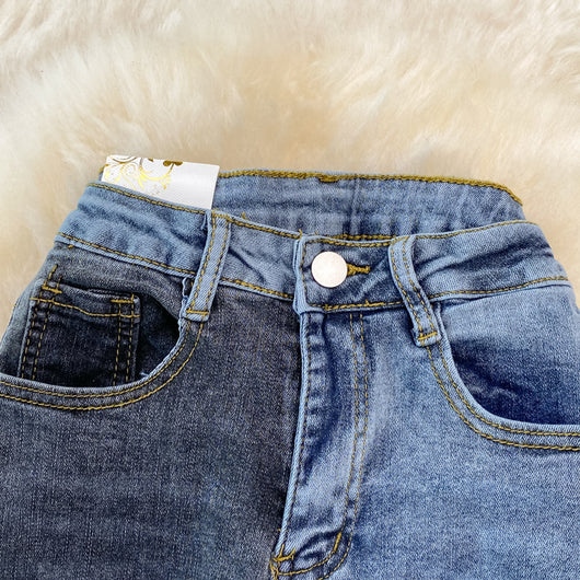 Pantalones Flare Vintage de Talle Alto con Borde Crudo - Image 15