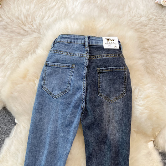 Pantalones Flare Vintage de Talle Alto con Borde Crudo - Image 18