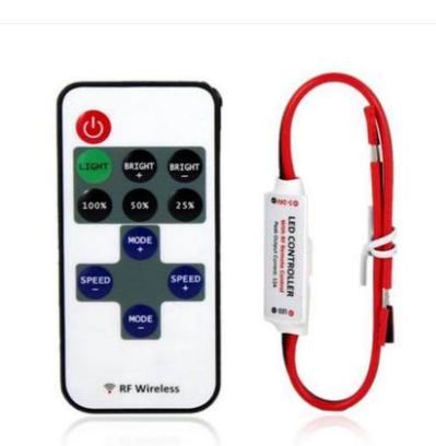 Controlador RF Inalámbrico para Tiras LED 5050 3528 - Regulador 11 Botones - Image 2