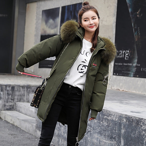 Chaqueta Acolchada de Plumón Largo para Mujer - Image 11