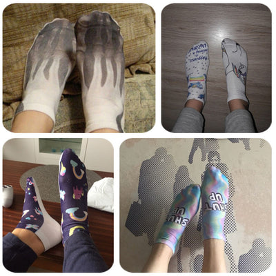 Calcetines Deportivos 3D con Estampado para Mujer - Image 21