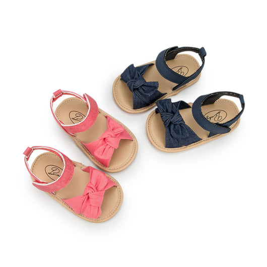 Sandalias de Verano para Bebé con Moño y Suela de Goma - Image 8