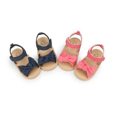 Sandalias de Verano para Bebé con Moño y Suela de Goma - Image 9