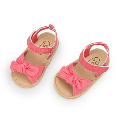 Sandalias de Verano para Bebé con Moño y Suela de Goma - Image 11