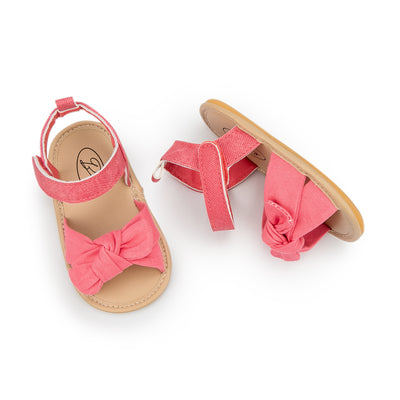 Sandalias de Verano para Bebé con Moño y Suela de Goma - Image 12
