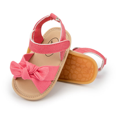 Sandalias de Verano para Bebé con Moño y Suela de Goma - Image 14
