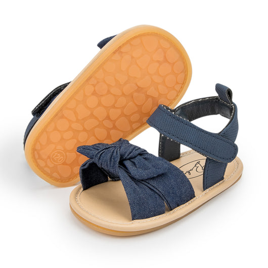 Sandalias de Verano para Bebé con Moño y Suela de Goma - Image 21
