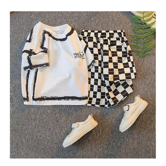 Conjunto Infantil de Verano: Playera y Shorts Ligeros de Moda - Image 7