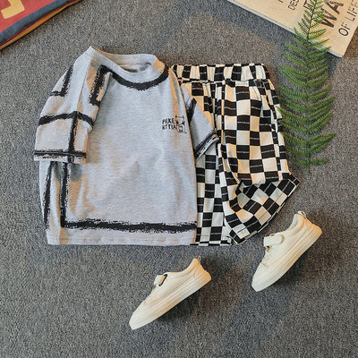Conjunto Infantil de Verano: Playera y Shorts Ligeros de Moda - Image 8