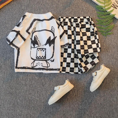 Conjunto Infantil de Verano: Playera y Shorts Ligeros de Moda - Image 10