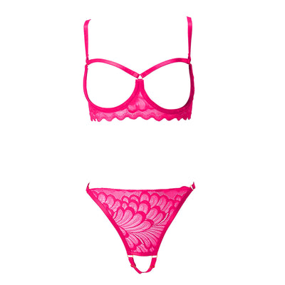 Sling Sensual de Tres Puntos con Busto Abierto Semitransparente - Image 15