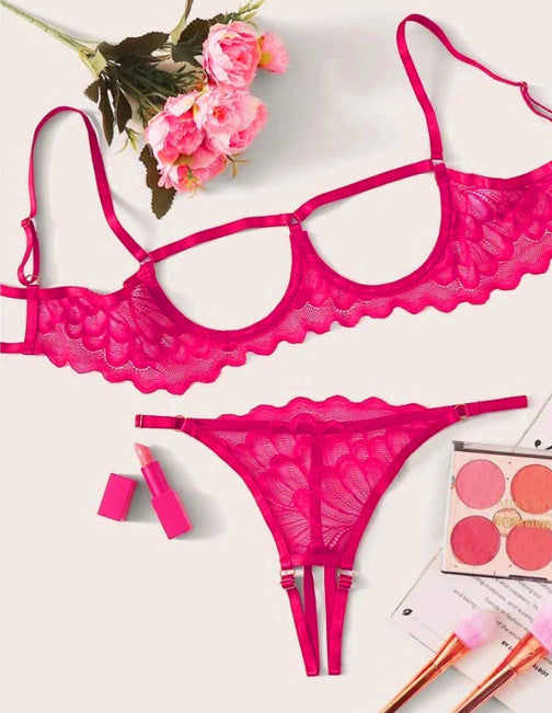 Sling Sensual de Tres Puntos con Busto Abierto Semitransparente - Image 16