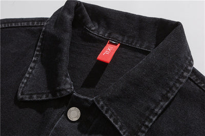 Chaqueta Suelta Estilo Retro con Estampado Artístico para Trabajo y Calle - Image 10