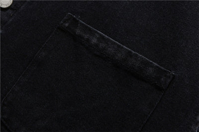 Chaqueta Suelta Estilo Retro con Estampado Artístico para Trabajo y Calle - Image 11