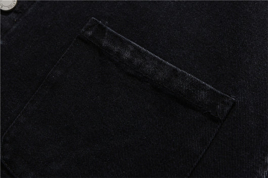 Chaqueta Suelta Estilo Retro con Estampado Artístico para Trabajo y Calle - Image 11