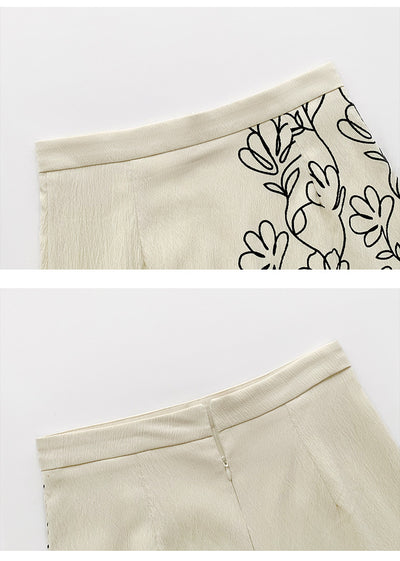 Falda Recta Floral Primavera Verano - Image 21
