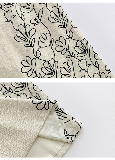 Falda Recta Floral Primavera Verano - Image 22