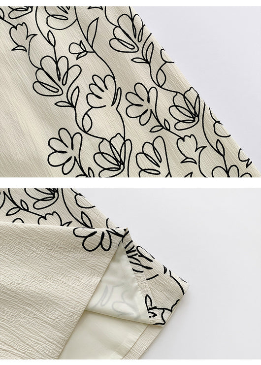Falda Recta Floral Primavera Verano - Image 22