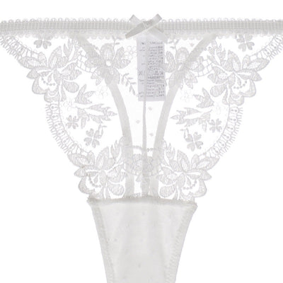 Conjunto de Lencería Francesa Delgada con Encaje Bordado para Mujer - Image 18