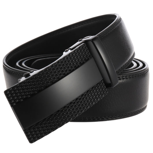Cinturón de Cuero para Hombre con Hebilla Automática Ajustable - Image 12