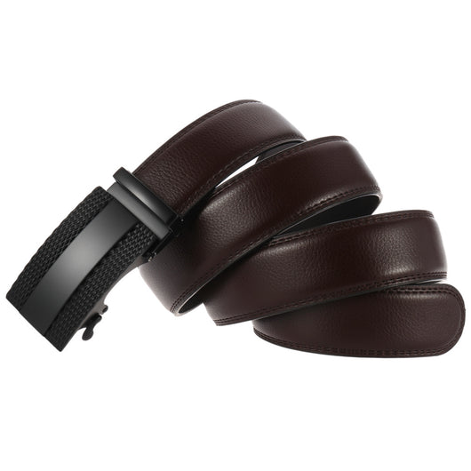 Cinturón de Cuero para Hombre con Hebilla Automática Ajustable - Image 15