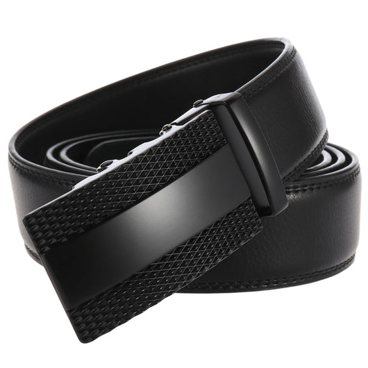 Cinturón de Cuero para Hombre con Hebilla Automática Ajustable - Image 17