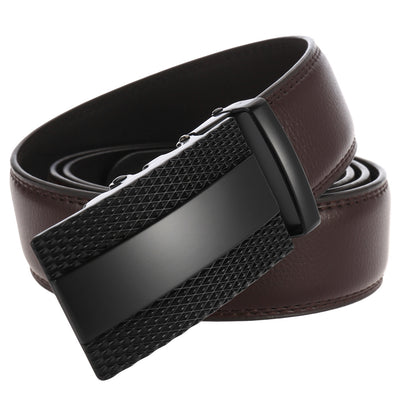 Cinturón de Cuero para Hombre con Hebilla Automática Ajustable - Image 19