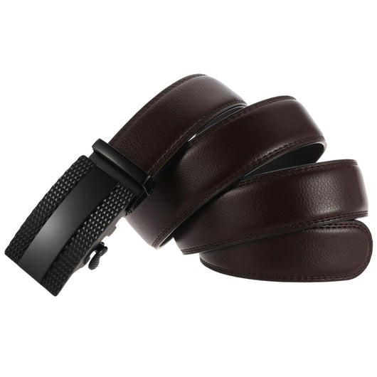 Cinturón de Cuero para Hombre con Hebilla Automática Ajustable - Image 20