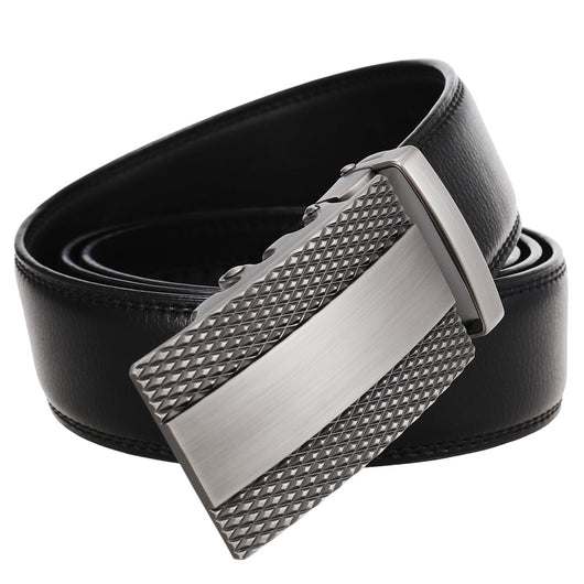 Cinturón de Cuero para Hombre con Hebilla Automática Ajustable - Image 22