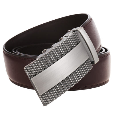 Cinturón de Cuero para Hombre con Hebilla Automática Ajustable - Image 24