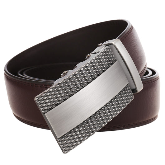 Cinturón de Cuero para Hombre con Hebilla Automática Ajustable - Image 24